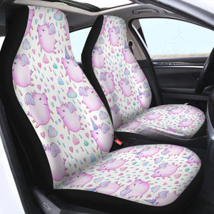 Pig Unicorn SWQT0058 Car Seat Covers