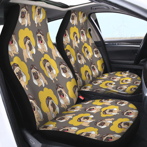 Image of Pilot Pug SWQT0034 Car Seat Covers