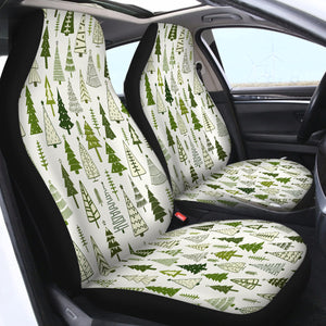 Christmas Pine SWQT2336 Car Seat Covers