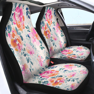 Pink Rose SWQT0633 Car Seat Covers