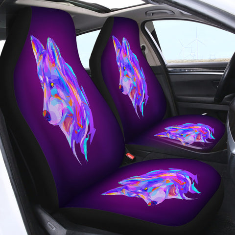 Image of Purple Dog SWQT0998 Car Seat Covers