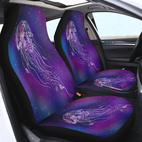 Image of Purple Jellyfish SWQT0289 Car Seat Covers