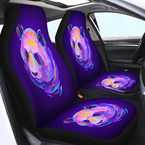 Image of Purple Panda SWQT0995 Car Seat Covers