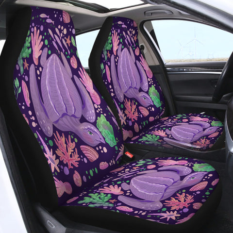 Image of Purple Turtle SWQT2521 Car Seat Covers
