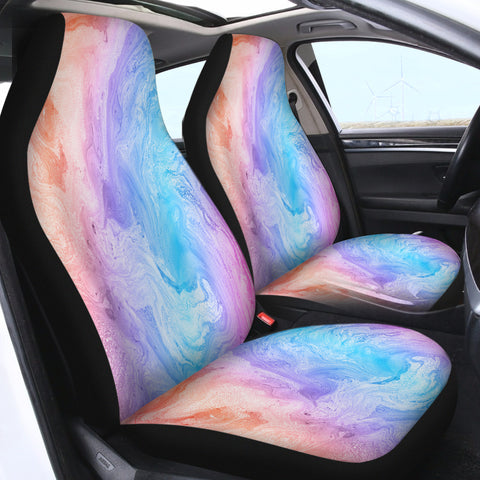 Image of Tie Dye Waves SWQT2534 Car Seat Covers