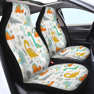 Dinosaur SWQT0872 Car Seat Covers