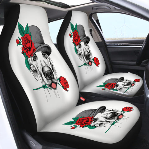 Image of Romantic Dog SWQT2530 Car Seat Covers