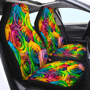 Rainbow Rose SWQT0627 Car Seat Covers