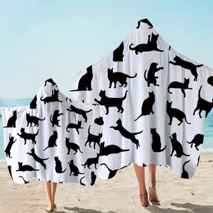 A Cat's Thing Hooded Towel