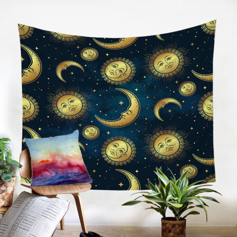 Image of Moon & Sun SW0055 Tapestry