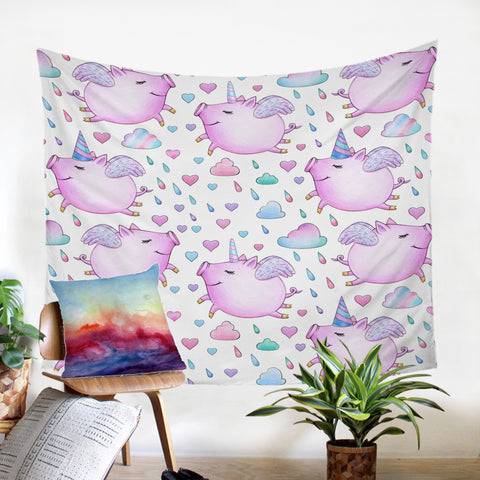 Image of Magical Pigs SW0058 Tapestry