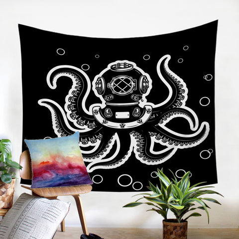 Image of Octopus SW0063 Tapestry