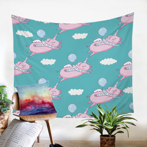 Flying Pigs SW0065 Tapestry