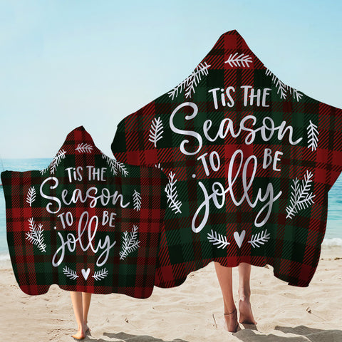 Image of Jolly Season Hooded Towel