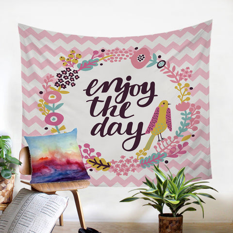 Image of Enjoy The Day SW0075 Tapestry