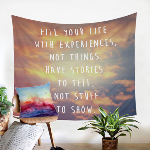 Image of Life Quote SW0077 Tapestry