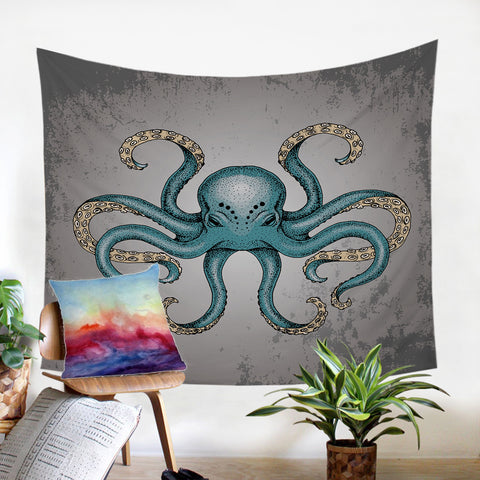 Image of Rare Octopus SW0081 Tapestry