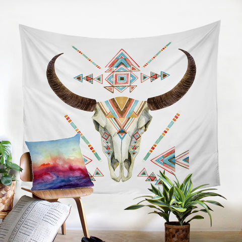 Image of Aztec Trophyhead SW0083 Tapestry