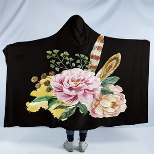 Rose Bouquet SW0286 Hooded Blanket