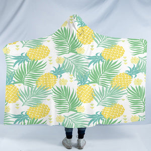 Pineapple Themed SW0287 Hooded Blanket