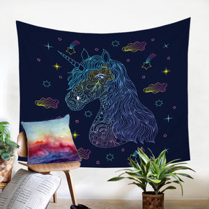 Comet Unicorn SW0298 Tapestry