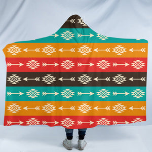 Aztec Arrows SW0301 Hooded Blanket