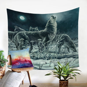 Winter Wolves SW0302 Tapestry