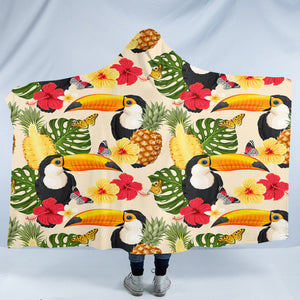 Tropical Toucan SW0303 Hooded Blanket