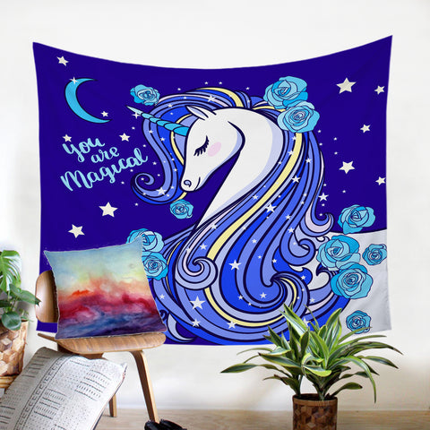 Image of Icy Unicorn SW0305 Tapestry