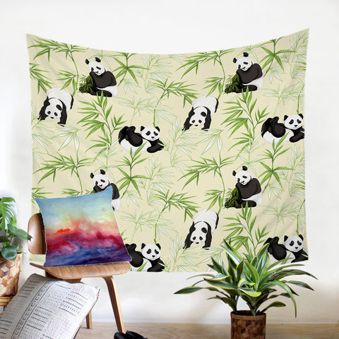 Image of Bamboo Panda SW0306 Tapestry