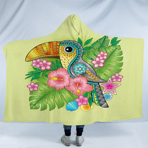 Cartooned Toucan SW0310 Hooded Blanket