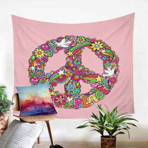 Peace Sign SW0445 Tapestry