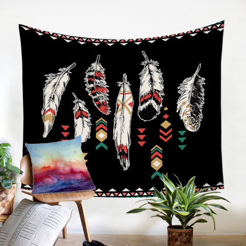 Image of Feathers SW0448 Tapestry