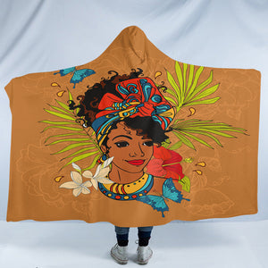 Afro Lady SW0450 Hooded Blanket