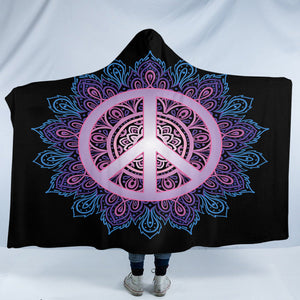 Peace Mandala SW0451 Hooded Blanket