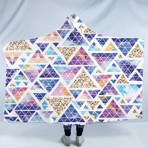 Image of Mystique Geometric SW0452 Hooded Blanket