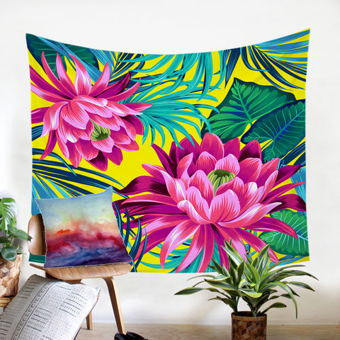 Image of Water Lily SW0457 Tapestry