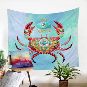 Stylized Crab SW0462 Tapestry