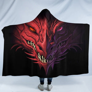 Demonic Dragon SW0463 Hooded Blanket