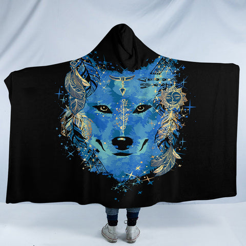 Image of Pixie Wolf SW0475 Hooded Blanket