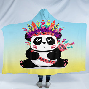 Tribal Panda SW0476 Hooded Blanket