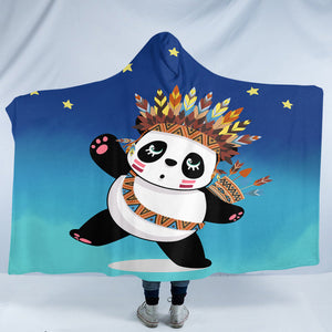 Tribal Panda SW0477 Hooded Blanket