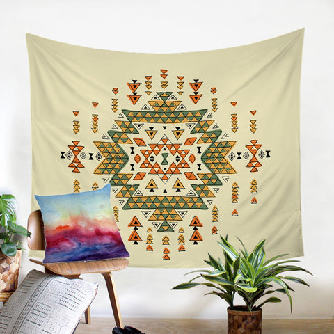 Image of Aztec Motif SW0486 Tapestry
