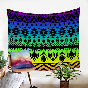 Rainbow Line Decoration SW0489 Tapestry