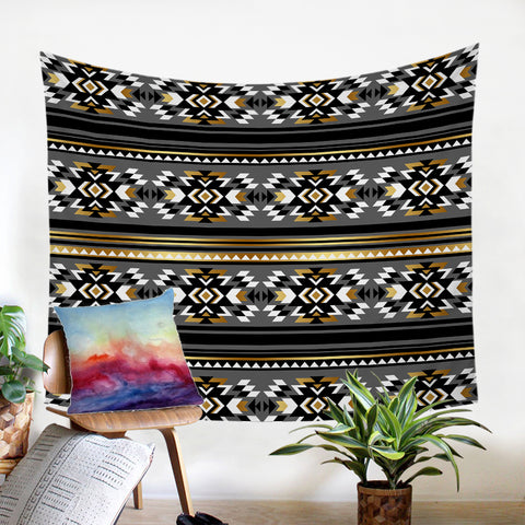 Image of Line Patterns SW0490 Tapestry