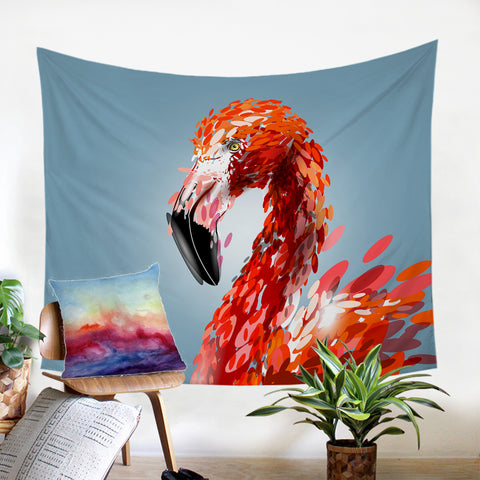Image of Flamingo SW0491 Tapestry