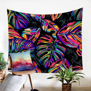 Tropical Palm Leaves SW0504 Tapestry