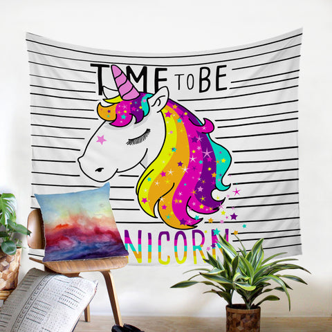 Image of Unicorn Time SW0505 Tapestry