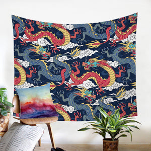 Oriental Dragons SW0520 Tapestry