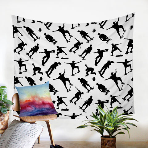 Image of Skaters SW0523 Tapestry